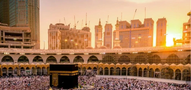 the Holy Kaaba in Makkah City