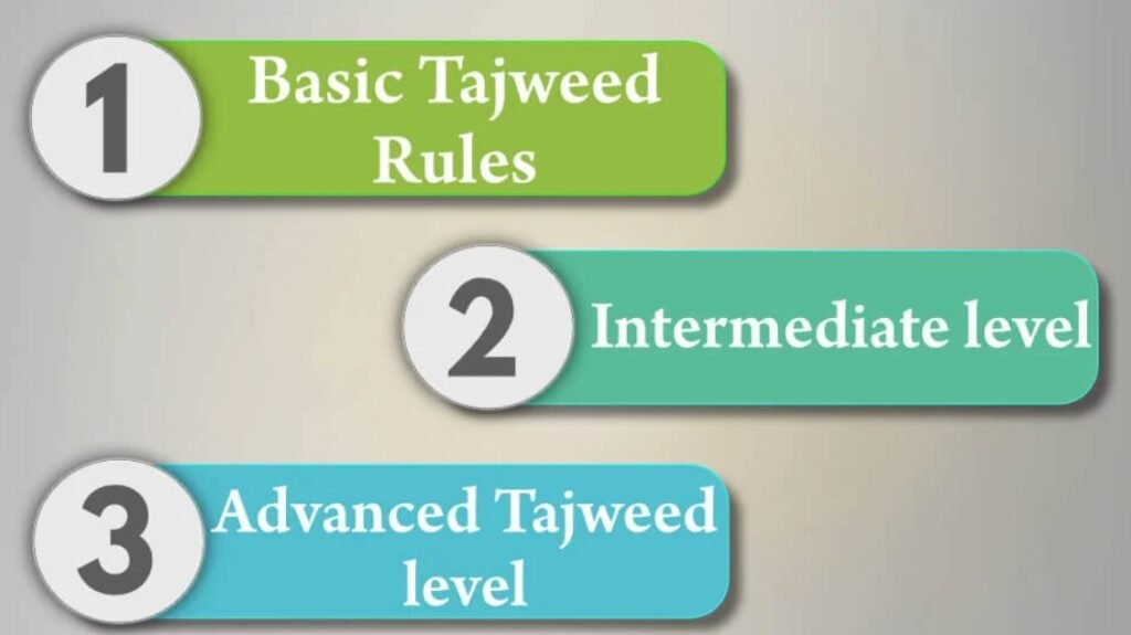 3 levels of tajweed